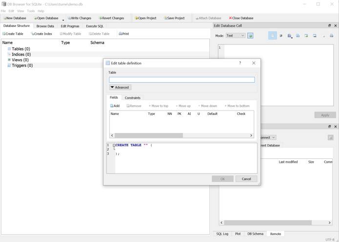 DB Browser for SQLite DB Browser for SQLite